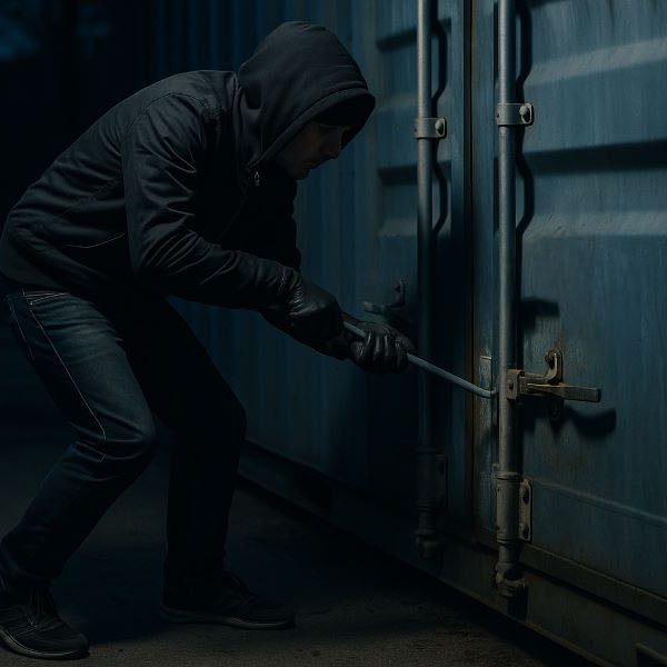 container einbruch