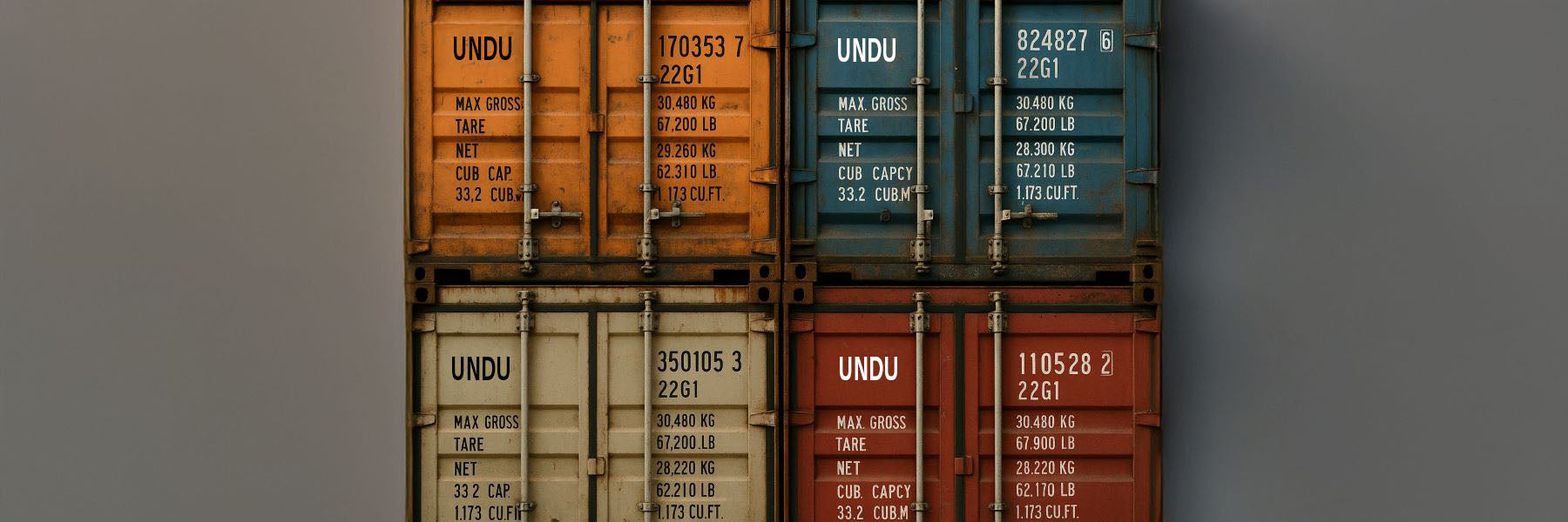 Containerbeschriftung erklärt: Bedeutung der Kennzeichnungen