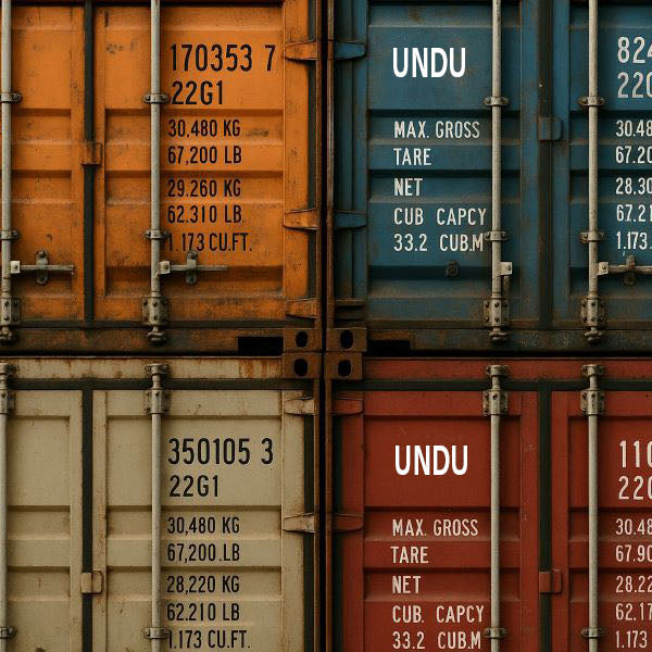 Containerbeschriftung erklärt: Bedeutung der Kennzeichnungen