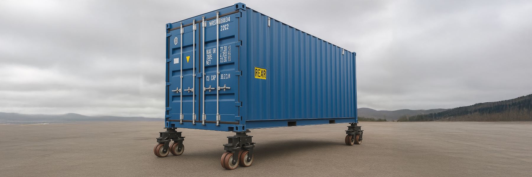 Mobilität für Container: Auswahl und Installation von Schwerlastrollen
