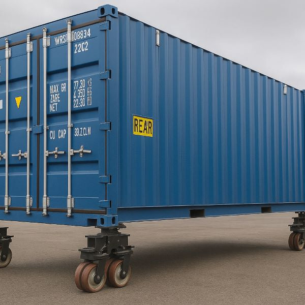 Mobilität für Container: Auswahl und Installation von Schwerlastrollen