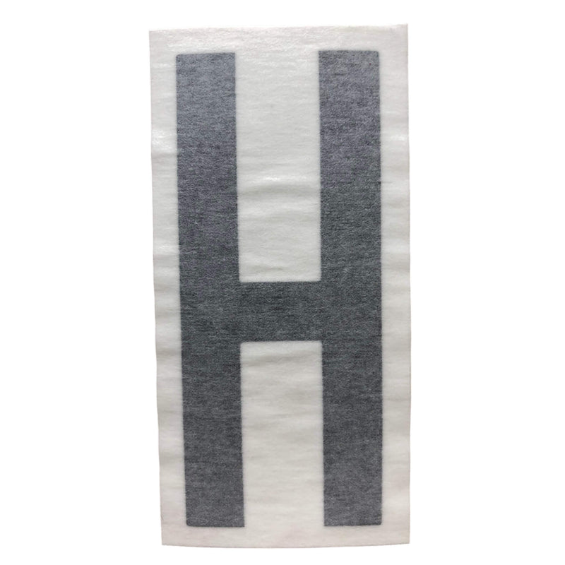 Containerbeschriftung_BuchstabeH_schwarzfreistehend_100mm