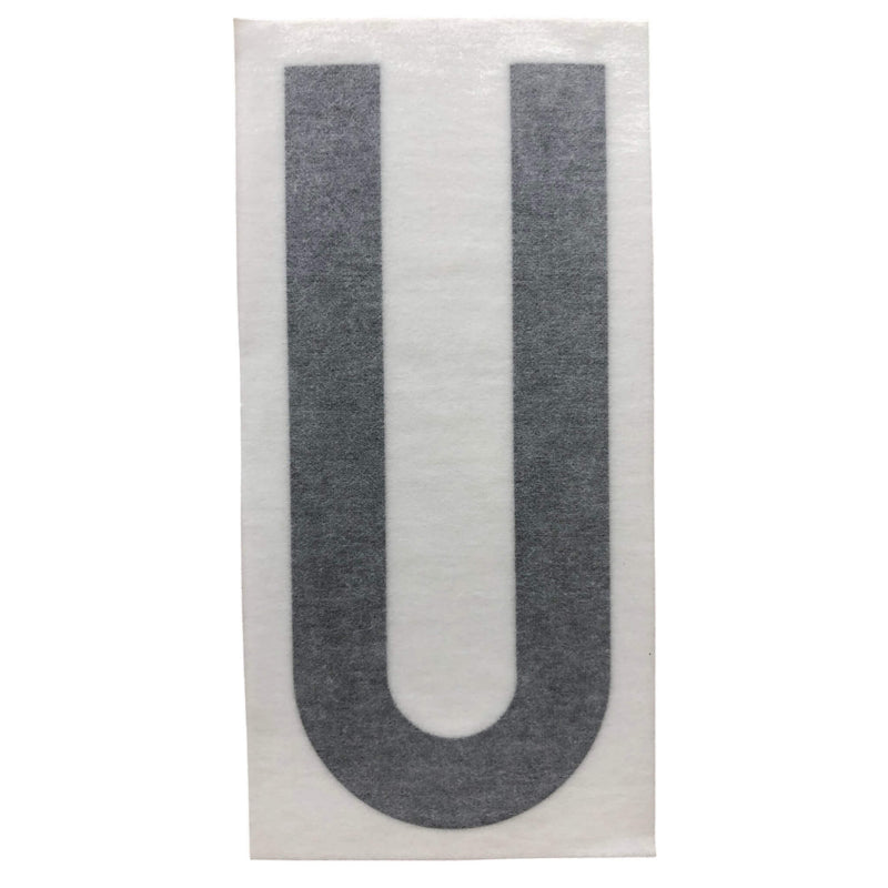 Containerbeschriftung_BuchstabeU_schwarzfreistehend_100mm