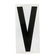 Containerbeschriftung_BuchstabeV_schwarzaufweiss