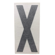 Containerbeschriftung_BuchstabeX_schwarzfreistehend_100mm