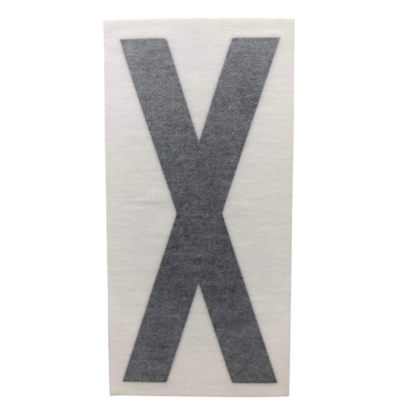 Containerbeschriftung_BuchstabeX_schwarzfreistehend_100mm