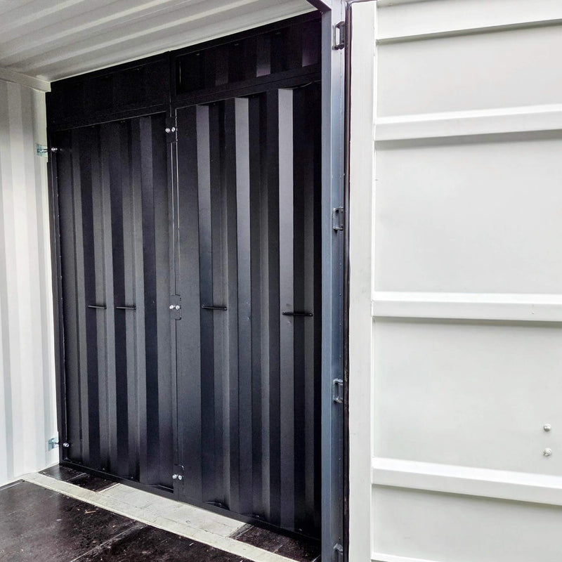 Containertrennwand_Ansicht im Container