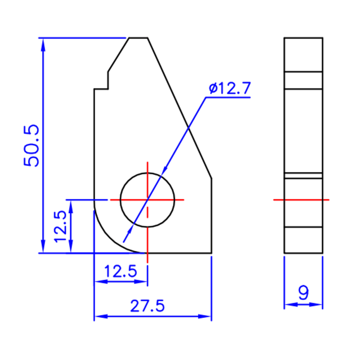 Containertuerscharnierauge hinge lug