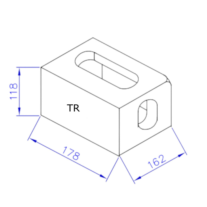 CornerCasting_oben rechts TR_technische Zeichnung