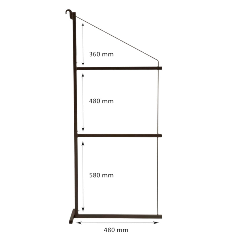Haengeregalhalterung_technische Zeichnung