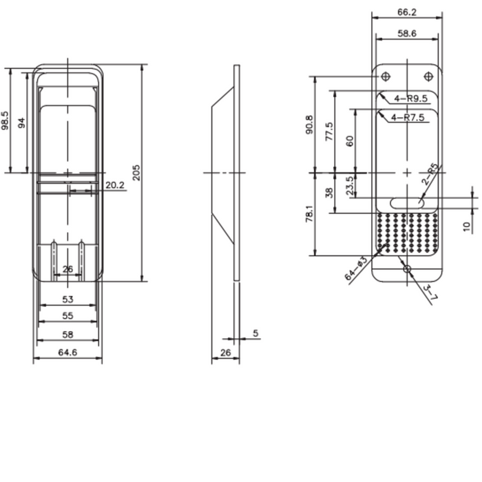 Lüfterkasten für ISO-Container