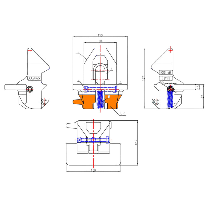 Twistlock automatisch Produktskizze