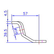 Ueberwurf DH3 technische Zeichnung Seitenansicht
